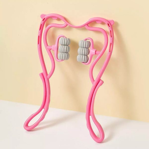 6 Wheel Pressure Point Neck Massager Relieve Neck, Back And Shoulder Pain Pic 11