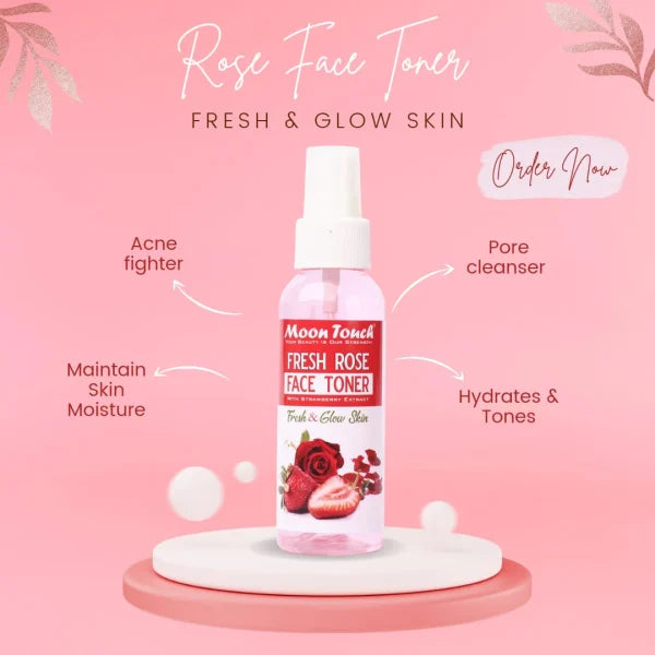Fresh Rose Face Toner Mist (100ml) Pic 4