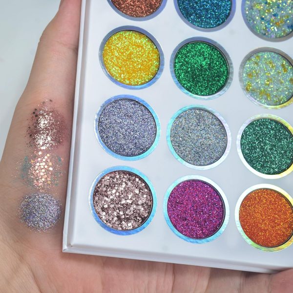 Glitter Butter Sparkle Eyeshadow Palette 9 In 1 Kit For Eye Makeup Pic 3