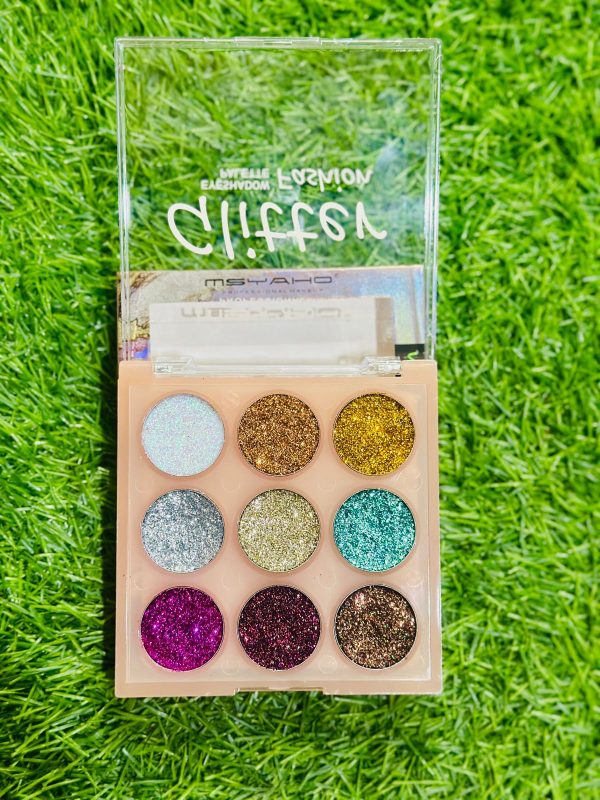 Glitter Butter Sparkle Eyeshadow Palette 9 In 1 Kit For Eye Makeup Pic 7