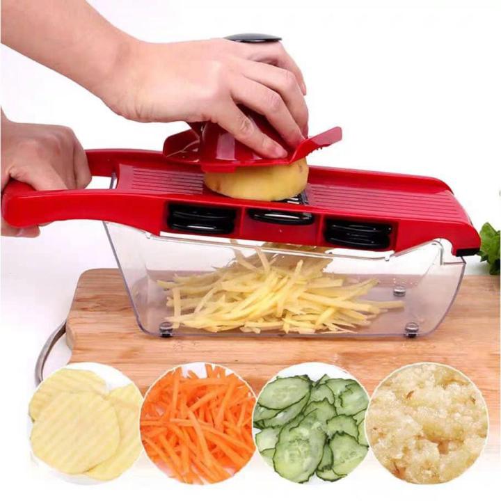 10 in 1 Vegetable Cutter with Stainless Steel Blade Kitchen Tool PIc 3