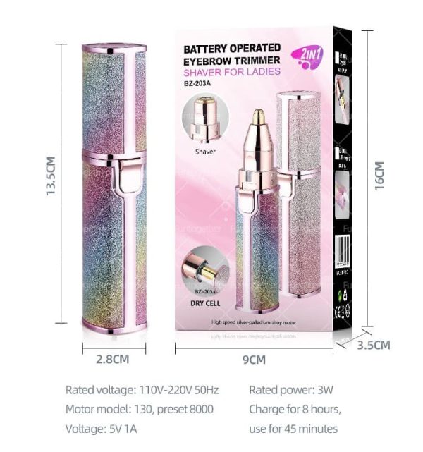 2 In 1 Hair Remover Trimmer For Women Pic 5