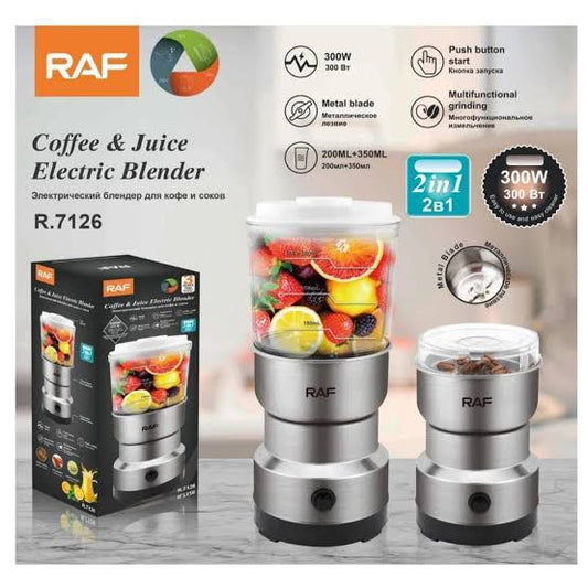 2 in 1 RAF Coffee And Juice Electric Blender Powerful Motor & Durable Design pic 1