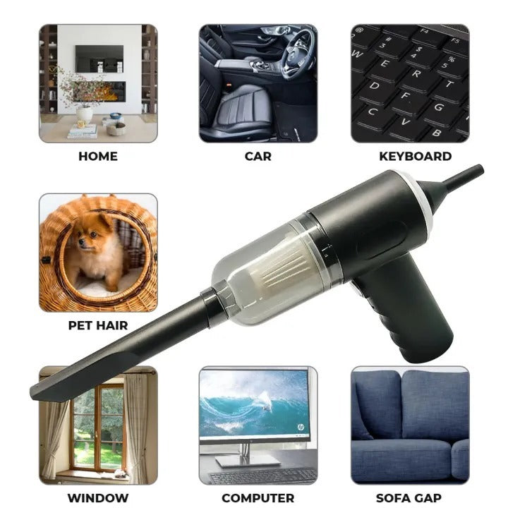 3-in-1 Portable Wireless Vacuum Cleaner for Car, Home, Office Pic 1