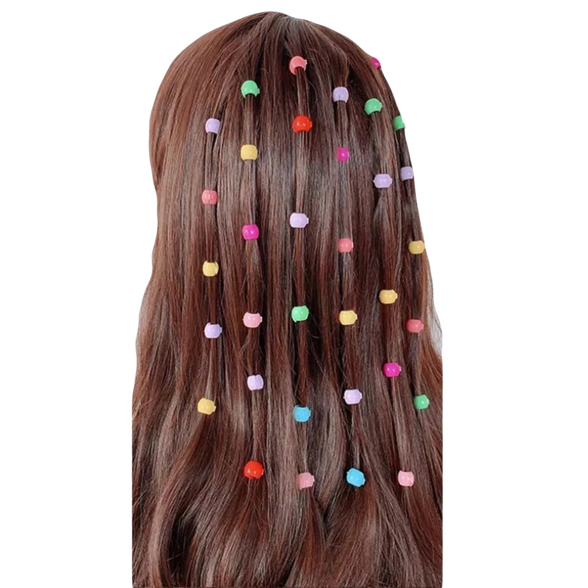 30 PCS Baby Girls Hairpins Cute Candy Color Mini Hair Clips & Hair Braids Beads Set (Random Color) Pic 2