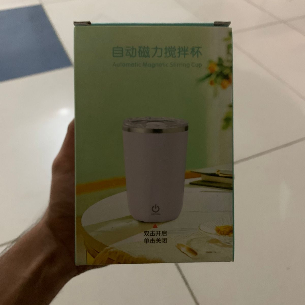 350ml Stainless Steel Automatic Self Stirring Mug Coffee Milk For Home Office And Travel Pic 2