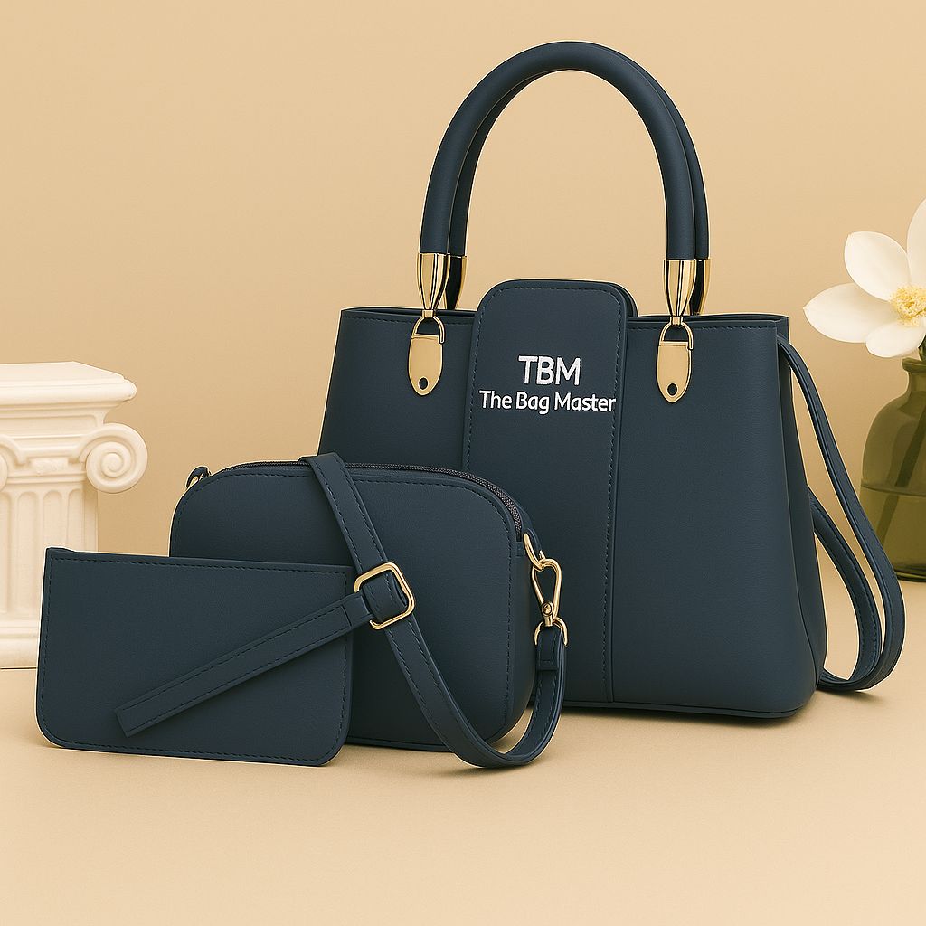 3 Pieces Ladies Handbag - Premium Quality Pic 7