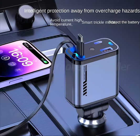 4 In 1 Multi Functional Car Charger Fast Charging pic 1