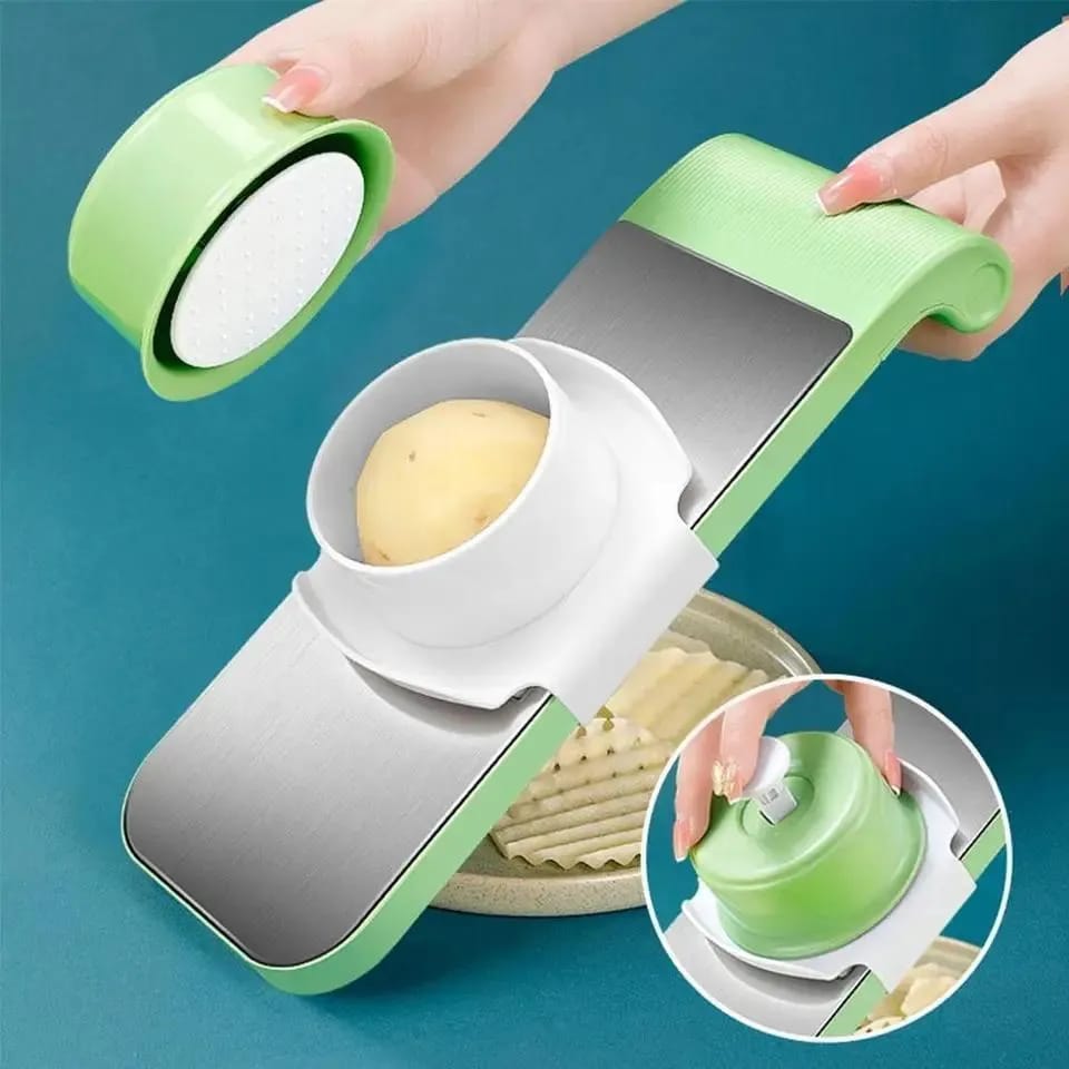 5-in-1 Multi-Functional Vegetable Slicer & Grater Pic 2