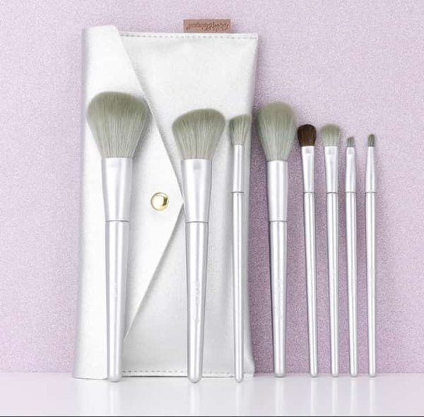 7 Pcs Makeup Brush Set With Pouch Pic 2
