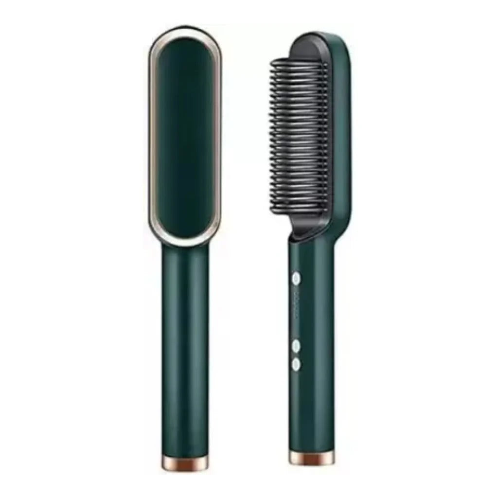 909 Hair Straightener Brush Fast Heating Smooth Styling For Quick And Professional Hair Straightening PIc 2
