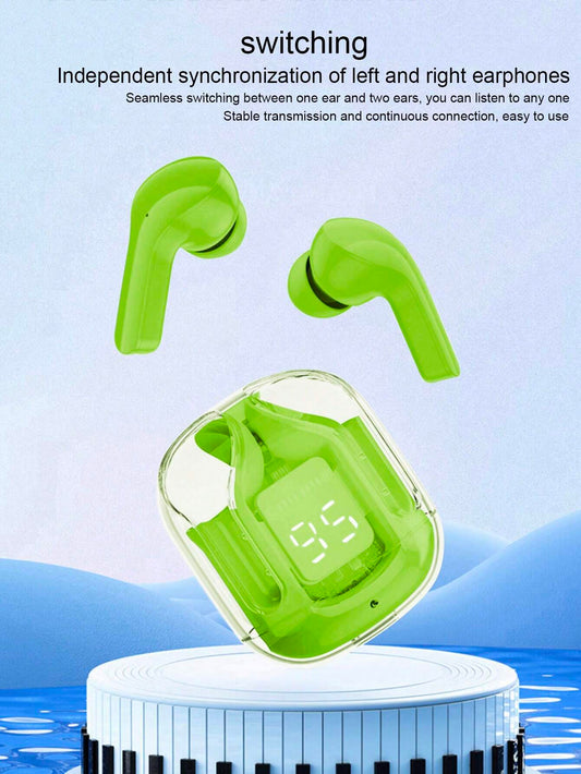 Air 31 Earbuds With Crystal Transparent Case Type C Charging Pic 1