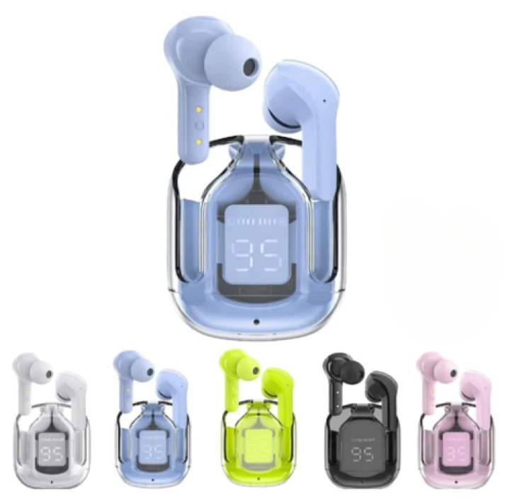 Air 31 Earbuds With Crystal Transparent Case Type C Charging Pic 4