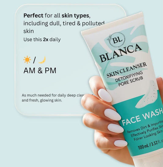 Blanca Skin Cleanser Face Wash 100ml Gentle Daily Cleanser For Clear Smooth And Healthy Skin Pic 1