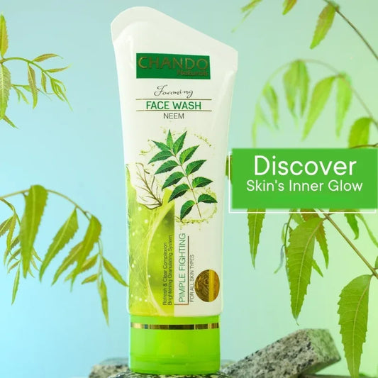 CHANDO Naturals Foaming Face Wash Neem – Pimple Fighting & Skin Purification Pic 1