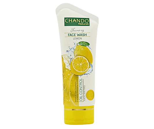 Chando Natural Foaming Face Wash Lemon – Oil Control & Refreshing Cleanser for All Skin Types (100g) Pic 1
