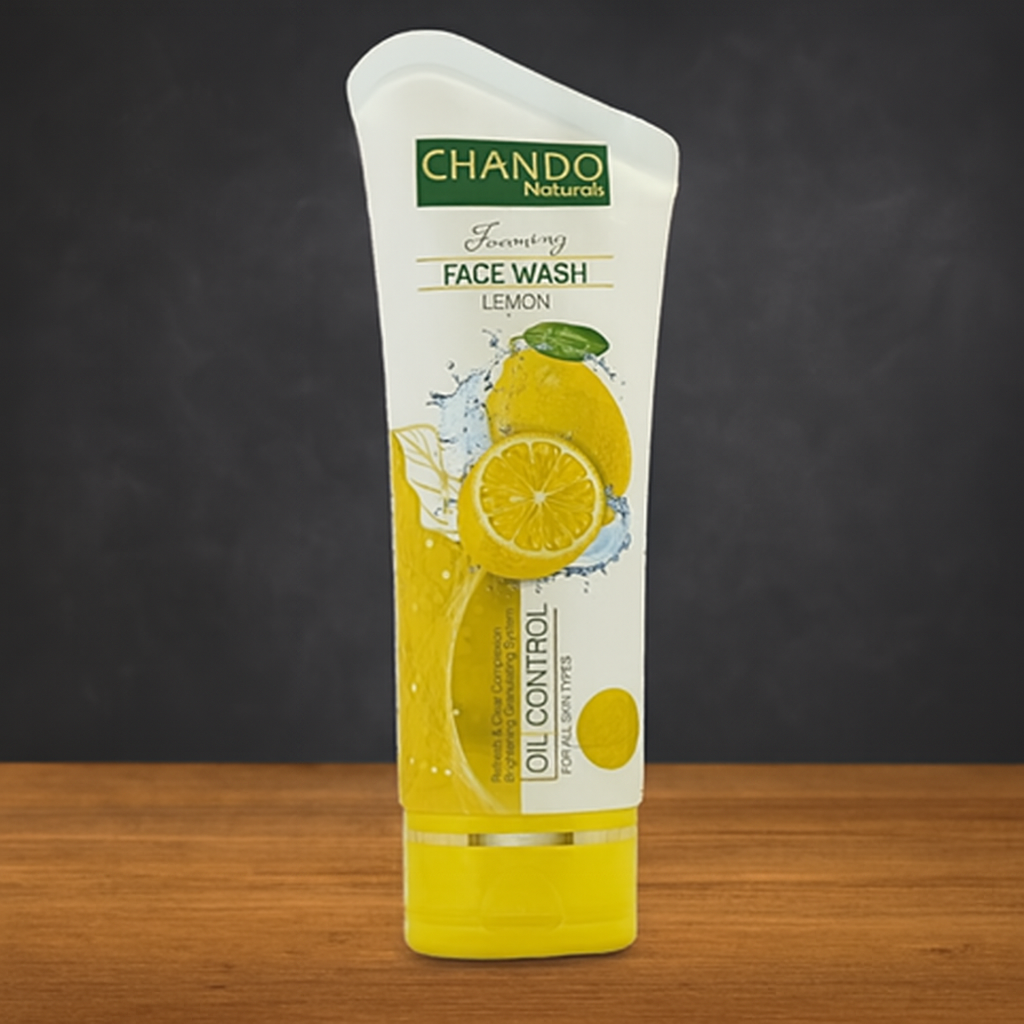 Chando Natural Foaming Face Wash Lemon – Oil Control & Refreshing Cleanser for All Skin Types (100g) Pic 3