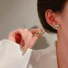 Elegant Zircon Black Bow Tie Earrings Pic 6