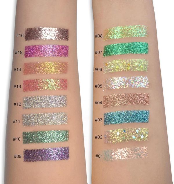 Glitter Butter Sparkle Eyeshadow Palette 9 In 1 Kit For Eye Makeup Pic 4