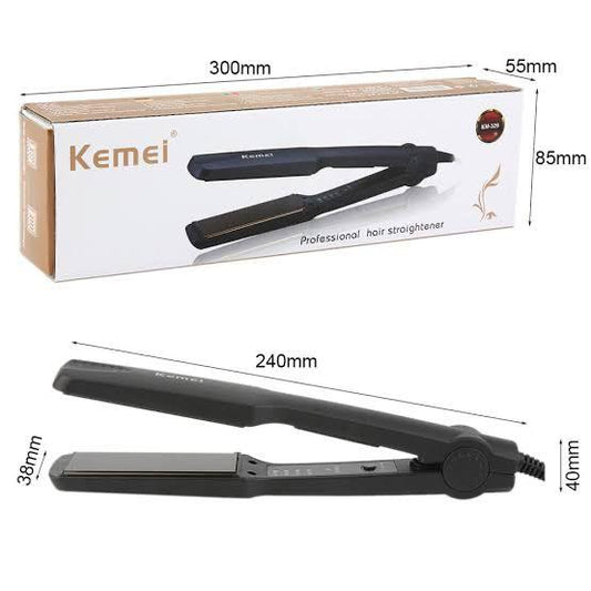 Heating Plate Professional Tourmaline Hair Straightener Women Flat Iron Beauty Tools Fast Heating Km-329