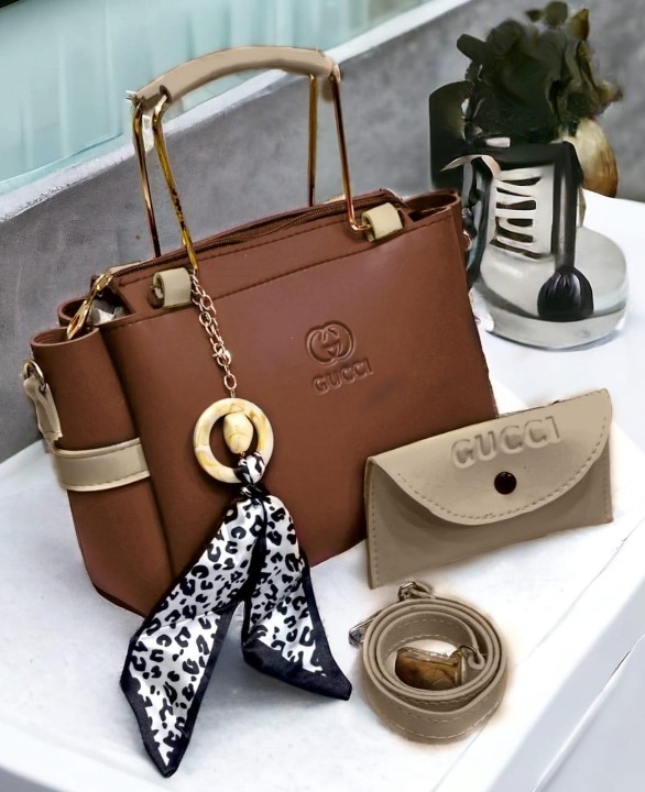 Ladies Handbag With Match Small Pouch Pic 1