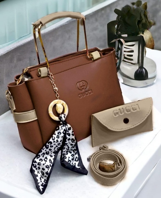 Ladies Handbag With Match Small Pouch Pic 1