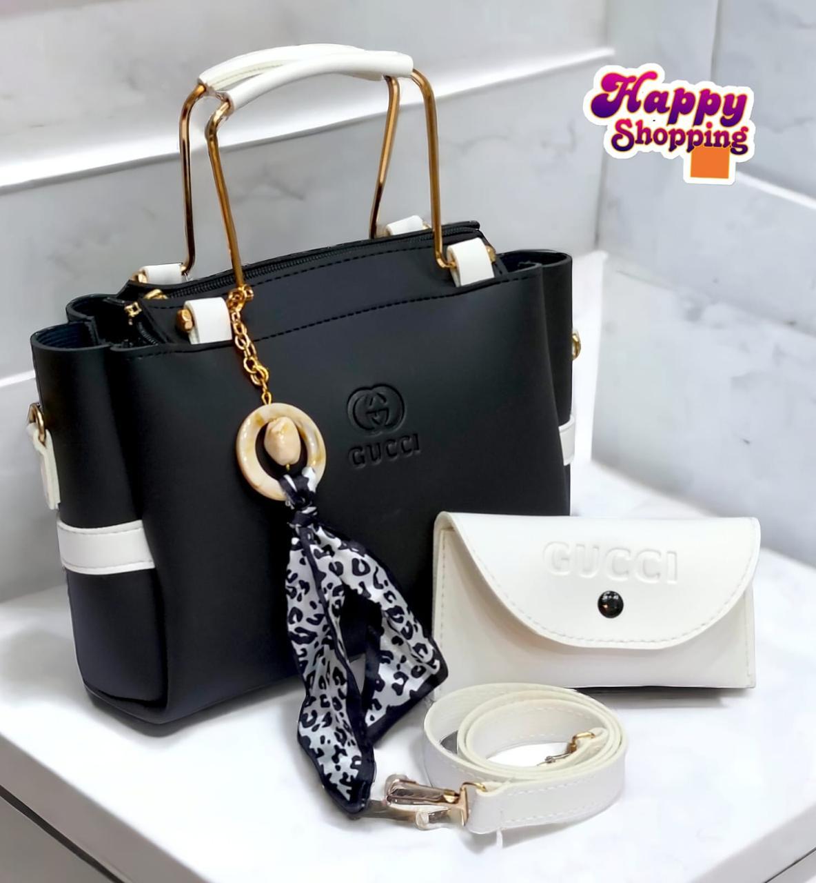 Ladies Handbag With Match Small Pouch Pic 3