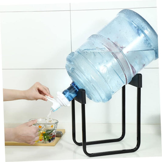 Metal Bottle Stand with Nozzle Convenient Dispensing Minimal Mess Pic 1