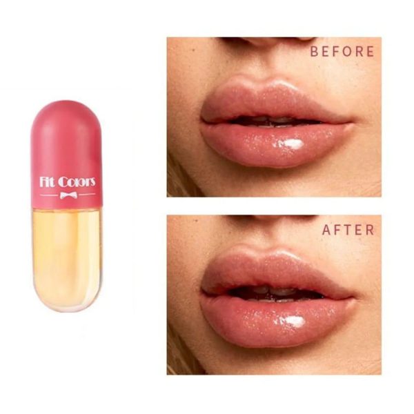 New Lip Gloss Capsule Lip Plumper Oil Shiny -Pic 2