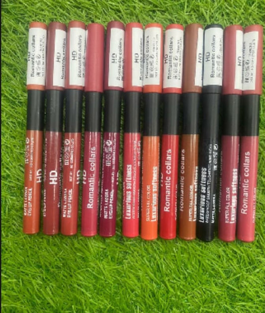 Nude Shade Lipstick Pencil High Pigment Smooth Application Long Lasting - Pack of 12 Pic 1