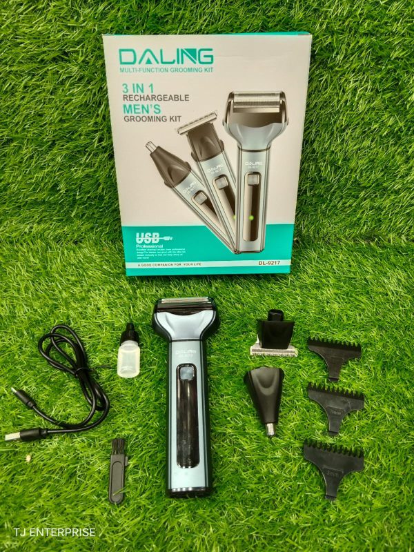 Mens Shaving 3 In 1 German Technology Electric Kit Hair Clipper