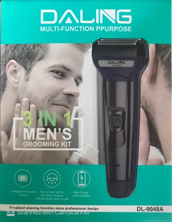 Mens Shaving 3 In 1 German Technology Electric Kit Hair Clipper