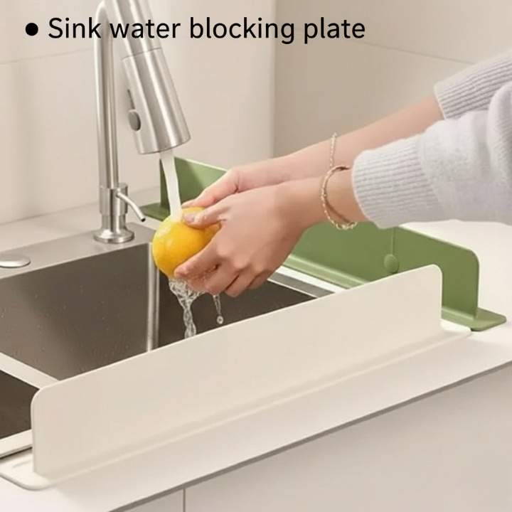 Silicone Sink Splash Guard With Suction – Flexible Water Splash Pic 2