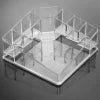 Lipstick Case, 8 Grid Acrylic Storage Box, Cosmetic Display Stand