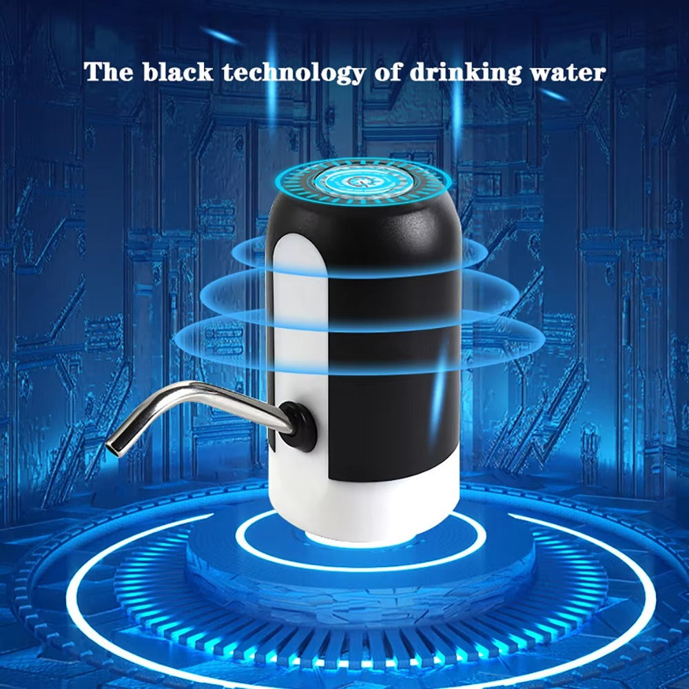 USB Rechargeable Automatic Water Bottle Pump  Dispenser with One-Touch Switch Pic 6