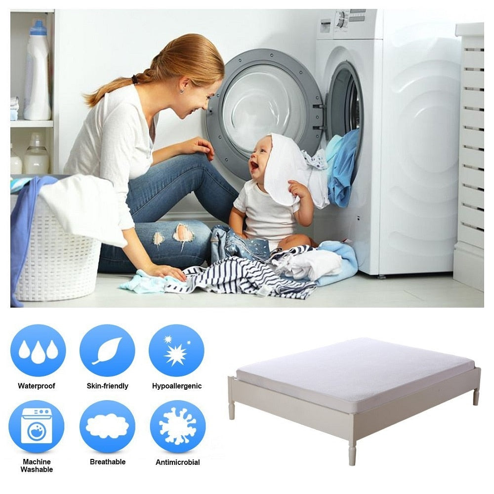 Waterproof Mattress Cover King Size Pic 3