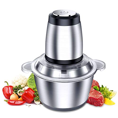 Electric Meat Grinder, 3l Multi Function Stainless Steel Food Processor