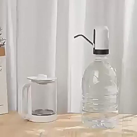 Automatic Electric Water Bottle Pump Dispenser With USB Rechargeable System Video1