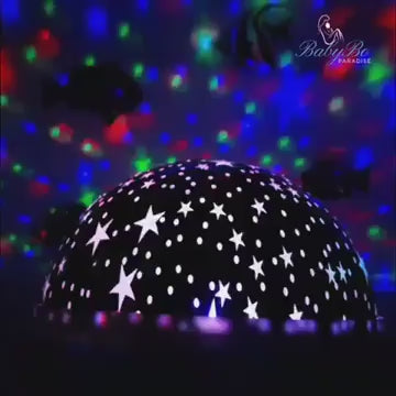 Star Master Night Light Projector Rotating Galaxy Star Light LED Color Changing Lamp for Room Decoration Video