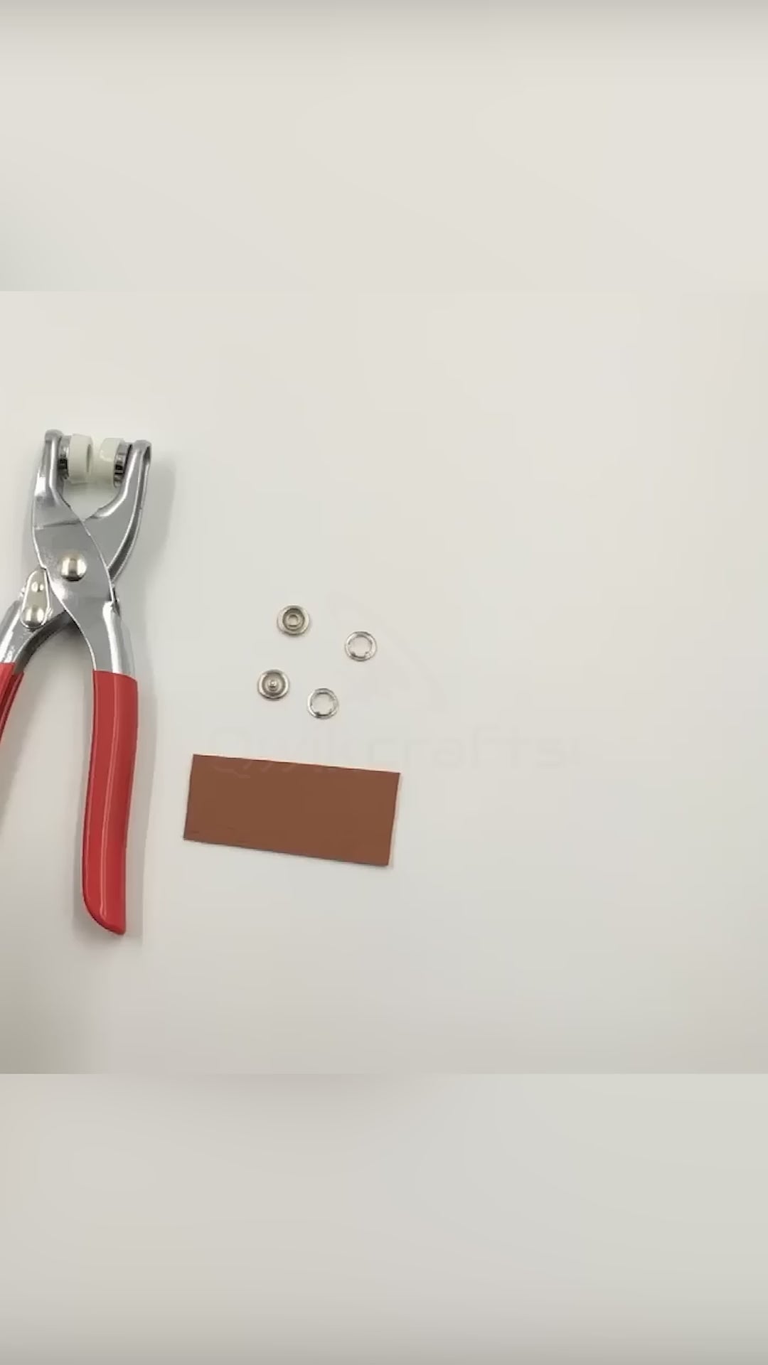 Hand Press Button Plier Manual Fastener Tool for Tailoring Video 1