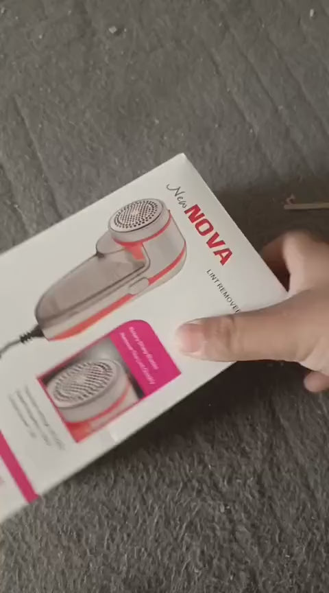 Nova Electric Lint Fuzz Remover for Wool Clothes Sweaters Video1