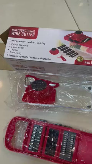 10 in 1 Vegetable Cutter with Stainless Steel Blade Kitchen Tool video