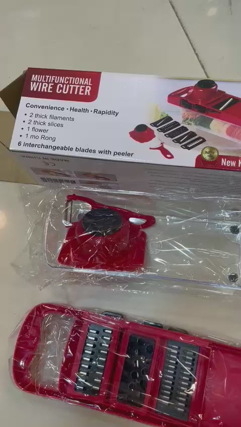10 in 1 Vegetable Cutter with Stainless Steel Blade Kitchen Tool video