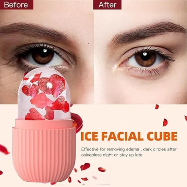 Face Facial Ice Roller | Frozen Facial Reusable Ice Face Roller Skincare Tool