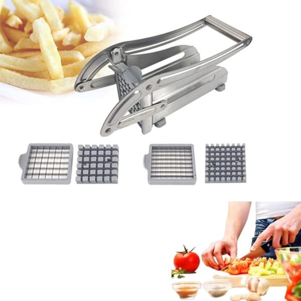 Stainless Steel Potato Chipper French Fries Cutting Machine For Carrot Cucumber Slicer Cutter Shredder