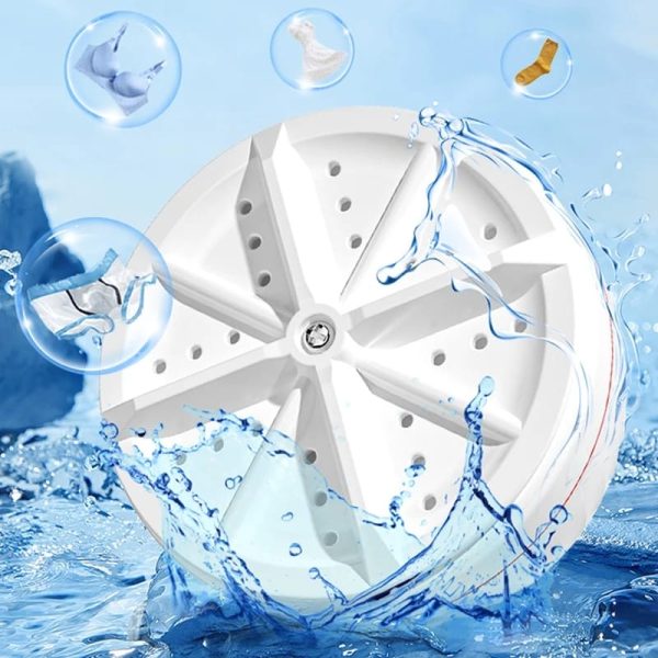 Usb Travel Washer Washing Air Bubble Machine Ultrasonic Rotating Turbine Washing Machine For Socks Underwear Wash Dishes