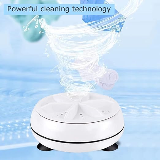 Usb Travel Washer Washing Air Bubble Machine Ultrasonic Rotating Turbine Washing Machine For Socks Underwear Wash Dishes